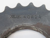 Martin 40A24 A-Plate Sprocket 2-3/4" Bore 24T 40 Chain 1/2" Pitch RUST USED