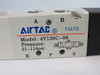 Airtac 4V130C-06-XO 5-Way Solenoid Valve 1/8 PT 110VAC 21-114 psi BOX DAMAGE NEW