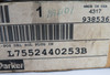 Parker L7552440253B Solenoid Valve 150 psig 120V 60Hz 110V 50Hz BOX DAMAGE NEW