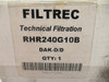 Filtrec RHR240G10B Hydraulic Filter 10 Micron DIRTY BOX NEW