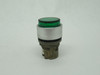 Allen-Bradley 800EM-LE3 Extended Illuminated Push Button Operator Green Lens USED