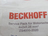 Beckhoff ZS4000-2020 M23 EMC Resolver Plug 12-Pin 4x2x0.25mm2 500 Cycles NWB