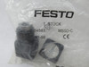 Festo 34583 MSSD-C Solenoid Connector 10A 250V NWB