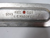 L.E Mason Co. SCV3-1 Red Dot Conduit Cover 1" Lot of 5 SHELF WEAR NOP