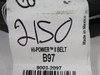 Gates B97 9003-2097 Hi-Power II V-Belt 97"L .66"W .43"Th SHELF WEAR NEW