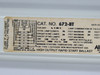 Allanson 672-BT High Output Rapid Start Ballast 120V 4.20A 60Hz 1000V 560V NOP