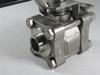 Swagelok SS-65TW12P40-JL 2-Way Stainless Steel Ball Valve 3/4" Pipe End NOP
