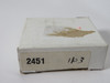 Joslyn Clark 2451 Thermal Overload Relay Heater Element BOX DAMAGE NEW