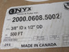 Onyx 2000.0608.5002 Natural LLDPE Tubing 3/8"ID 1/2"OD 150 psi DIRTY/CUT NEW