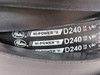Gates D240 9005-2240 HI-Power II V-Belt 243"L 1.25"W 0.75"Th SHELF WEAR NEW