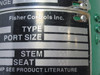 Fisher EZ 667 Size 34 Flanged Steel Pneumatic Actuated Valve ADJUSTED BASE USED