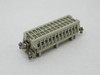 Harting 09330242701 Female Connector 16A Size 24B Contacts 1-24 USED