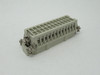 Harting 09330242601 Male Connector 16A Size 24B Contacts 1-24 USED