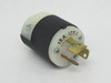 Hubbell HBL7567C Twist-Lock Plug 10A 250V 15A 125V 3-Wire 3-Pole USED