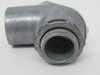 Iberville CI7204 Rigid to Box Pull Elbow 1/2" Zinc Alloy NOP