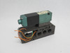 Numatics 082SA415M Solenoid Manifold Assembly 1/4" NPT 24VDC w/ Exhaust USED