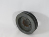 NTL 2B62SDS Fixed Pitch Sheave 1/2-2"Bore 2 Groove 6.55"OD A/B Belt RUST USED