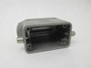 Harting 09300101541 Side Entry Connector Hood Single Lever PG16 10B USED