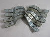 Thomas & Betts 1280 Malleable Iron Strap 1-1/2" Pipe 3/8" Bolt Lot of 9 WEAR NOP