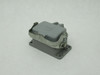 Harting 09300060302 Housing Bulkhead Mount 1 Locking Lever + Cover Size 6B USED