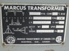 Marcus Dry Type TWM Transformer 15kVA Pri 600V Sec 240V 60Hz 3Ph RUST USED