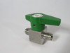 Swagelok SS-4P4T 2-Way Ball Valve 1.6cv NO TUBE ENDS USED