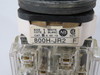 Allen-Bradley 800H-JR2B Series F 3 Position Selector Switch 2NO 2NC USED