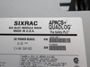 Moore 16289-200/1 Six-Slot Module Rack 24VDC 12A Max Each Bus USED