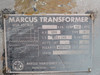 Marcus Type W Transformer 5kVA Pri 600V Sec 120/240V 60Hz 1Ph SHELF WEAR USED