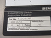 Siemens 4ID361NF Non-Fused Disconnect Switch w/Window 30A 600VAC/CA 3P USED