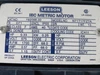 Leeson 192098.00 Metric Motor 0.33HP 0.25kW 1700rpm 575V D71 IP55 3Ph 0.57A USED