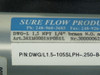 Sure Flow 24XM0001NP08SL Flow Meter 40PSIG 1/4" NPT 250V 100VA NOP