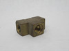 Weatherhead 3700X4 Female Brass Tee Fitting 1/4" NPT USED