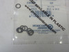 Precision Brand 25093 Arbor Shims 1/4"ID 3/8"OD .020"Th Pack of 10 NEW