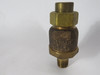 Sarcan VS202 Brass Check Valve 1/2 NPT USED