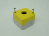 Schneider Electric XALK01H7 Empty Control Box 1-Hole Yellow Lid SHELF WEAR NOP
