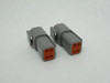 Deutsch DTM04-4P Connector Housing for Male Terminals 4-Position Lot of 2 NOP