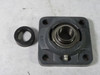 Boston 5F1 Square Flanged Bearing with Locking Collar 1" Bore NEW