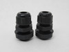 Beisit N3808 Cable Gland 3/8" NPT 4-8mm Cable Range Lot of 2 Black NOP