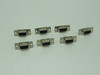 Philmore DJ9-10 Solder-Type D-Sub Connector 9-Pin Female Shell Lot of 7 NEW