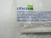 Leviton PJ263-W Nylon Wallplate 3-Gang White Lot of 2 NWB
