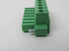 Phoenix Contact 1778027 MSTB2,5/6-STF-5,08 Green PCB Connector 6 Position USED
