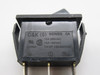 C&K CA22J12207PQ Power Rocker Switch DPST On-Off 10A 250V 15A 125V USED