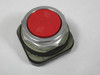 Allen-Bradley 800T-A6 Series T Push Button Red Flush Head No Contact Block USED