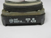 Allen-Bradley 800T-A6 Series T Push Button Red Flush Head No Contact Block USED