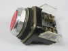 Allen-Bradley 800T-A6D2 Series T Push Button Red Flush Head 1NC USED