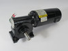 Baldor DC Gearmotor 11:1 32 lb-in 1/8HP 173RPM 90VDC JK TENV 1.3A W/O Key USED