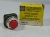 Allen-Bradley 800T-B6 Series T Push Button Red Extended Head No Contacts NEW