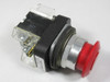 Allen-Bradley 800T-FX6A5 Series T 2-Position Push-Pull Device Red 2NCLB USED