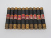 Bussmann FRS-R-5 Dual-Element Time-Delay Fuse 5A 600V Lot of 10 USED